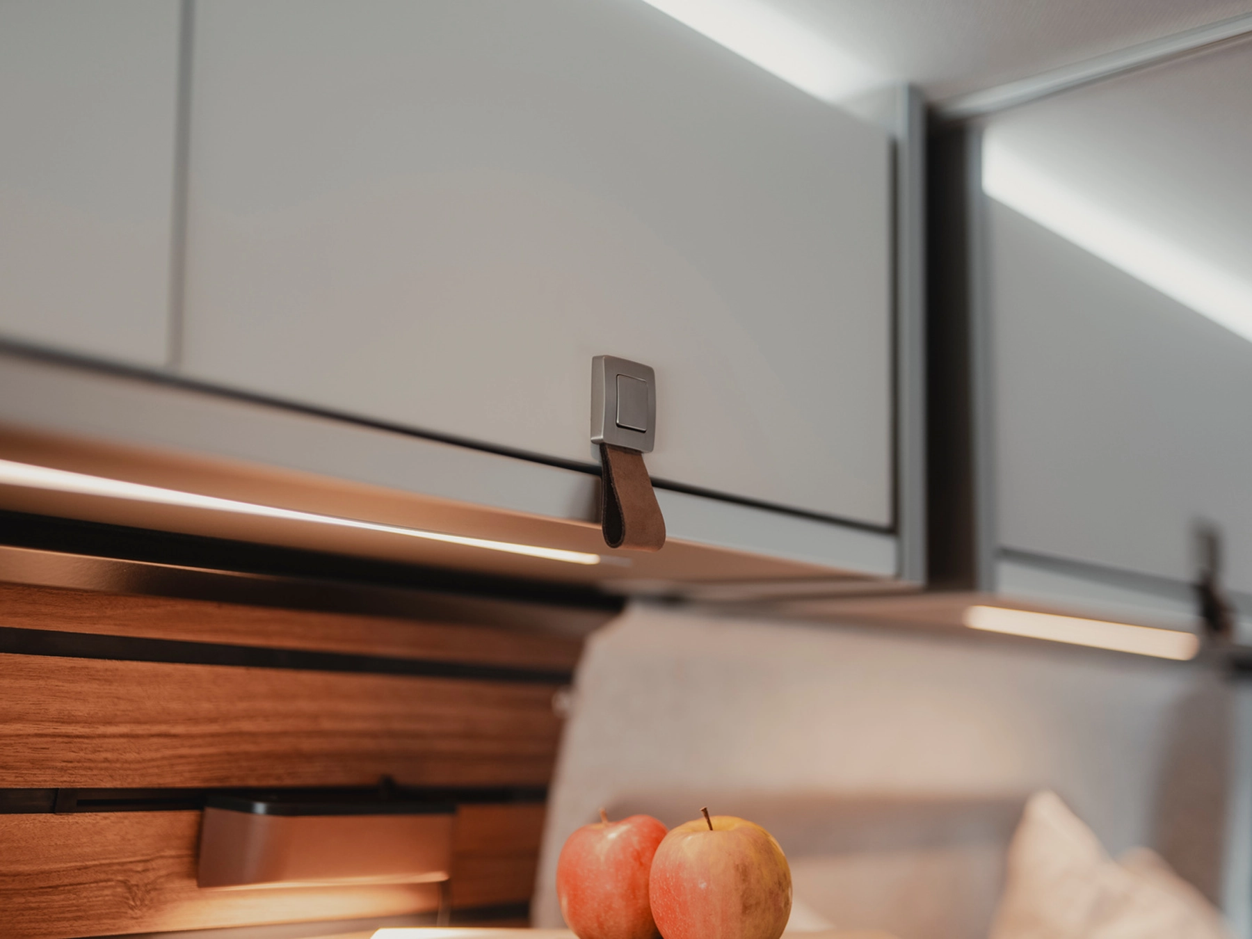 Hymer Grand Canyon S Crossover Campervan - Interior Locker Handle Detail