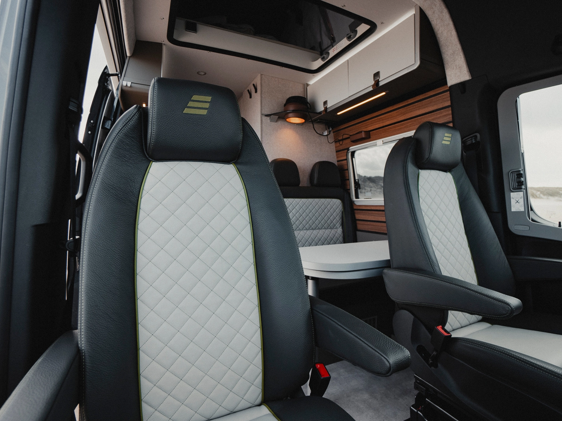 Hymer Grand Canyon S Crossover Campervan - Interior View from Cab Seats