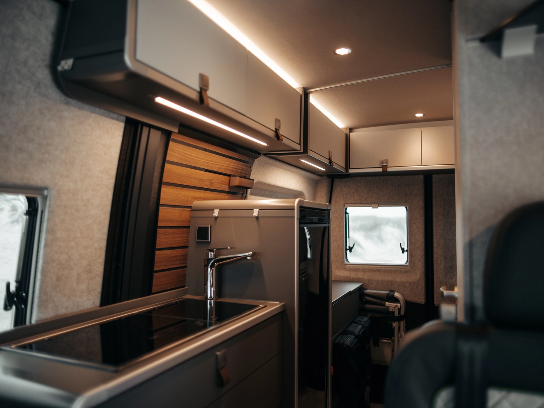 Hymer Grand Canyon S Crossover Campervan - Kitchen