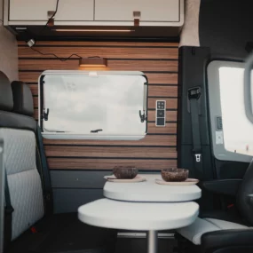 Hymer Grand Canyon S Crossover Campervan - Lounge Slatwall Light