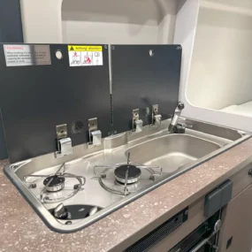 Burstner B66 600 C Pop-Top B66 Kitchen Sink & Hob