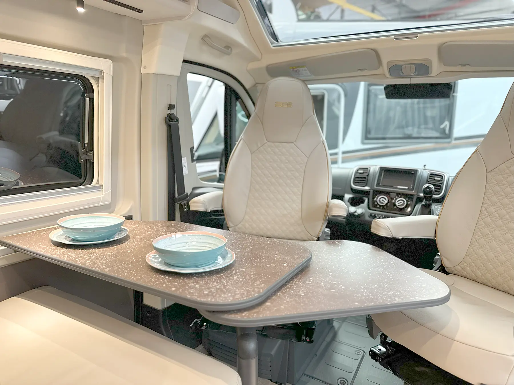 Burstner B66 600 C Pop-Top B66 Lounge Table Extended