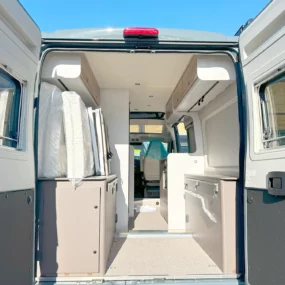 Burstner B66 600 C Pop-Top Bed Folded Away