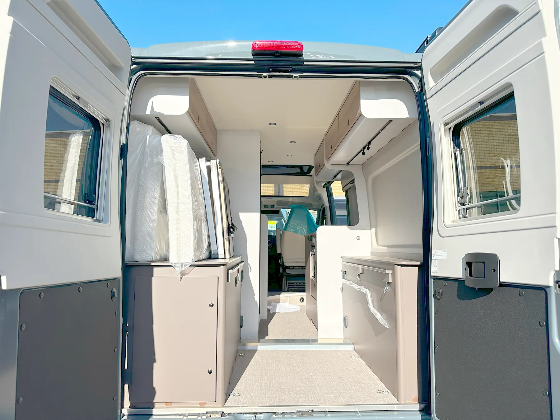 Burstner B66 600 C Pop-Top Bed Folded Away