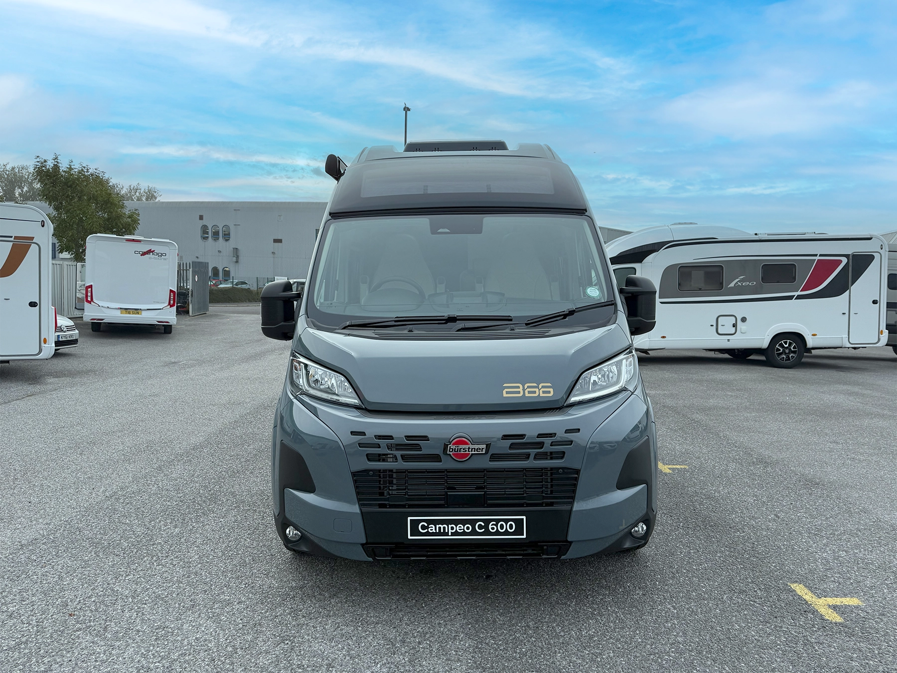 Burstner B66 600 C Pop-Top Exterior Front