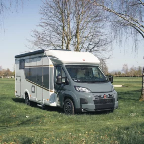 Burstner B66 TD 690 Motorhome FO400690 - Exterior Lifestyle Front Right Grass