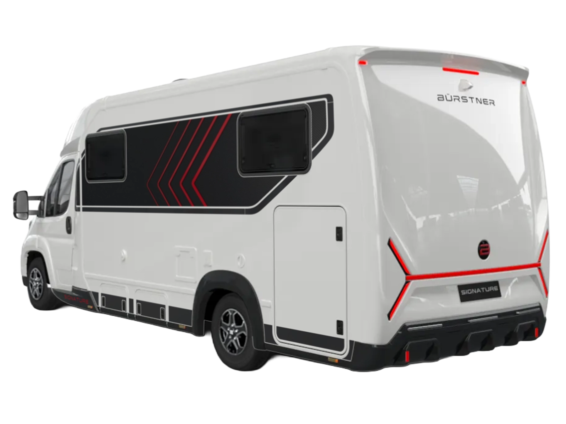 Burstner Signature 70 Motorhome 9719 - Exterior Rear Left