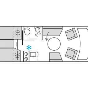 Burstner Signature Motorhome SFT 7_0 - Floorplan Layout