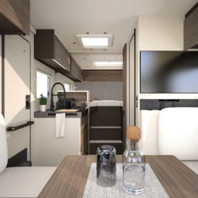 Burstner Signature Motorhome SFT 7_0 - Interior White and Dark