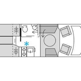 Burstner Signature Motorhome SFT 7_1 - Floorplan Layout