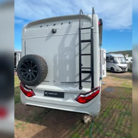 Hymer ML-T Crosstrail Motorhome FO100120 - Exterior Rear Hab Door Open