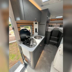 Hymer ML-T Crosstrail Motorhome FO100120 - Kitchen Open Entrance