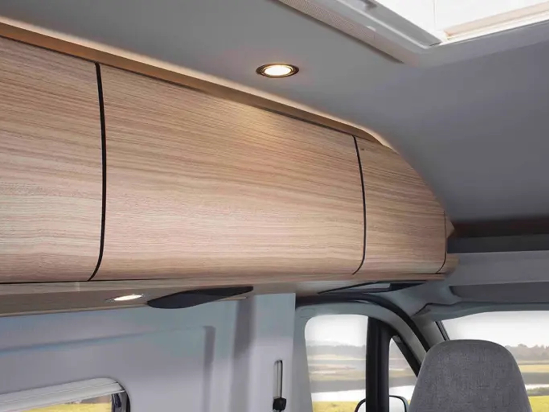 Malibu Diversity 640 GT Skyview Charming Campervan - Interior Locker Detail