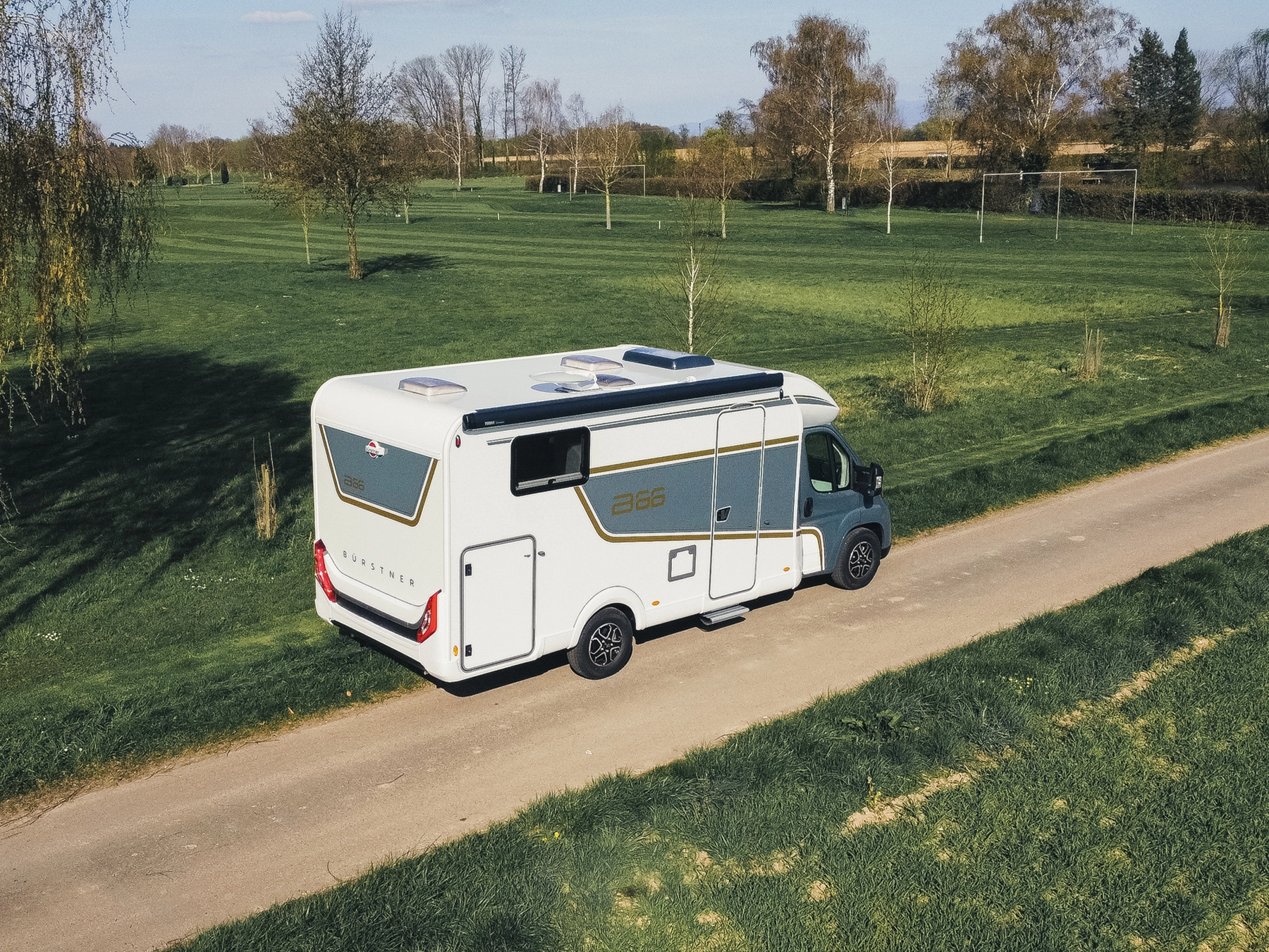 Burstner B66 TD 690 Motorhome FO400690 - Exterior Lifestyle Rear Right Golf