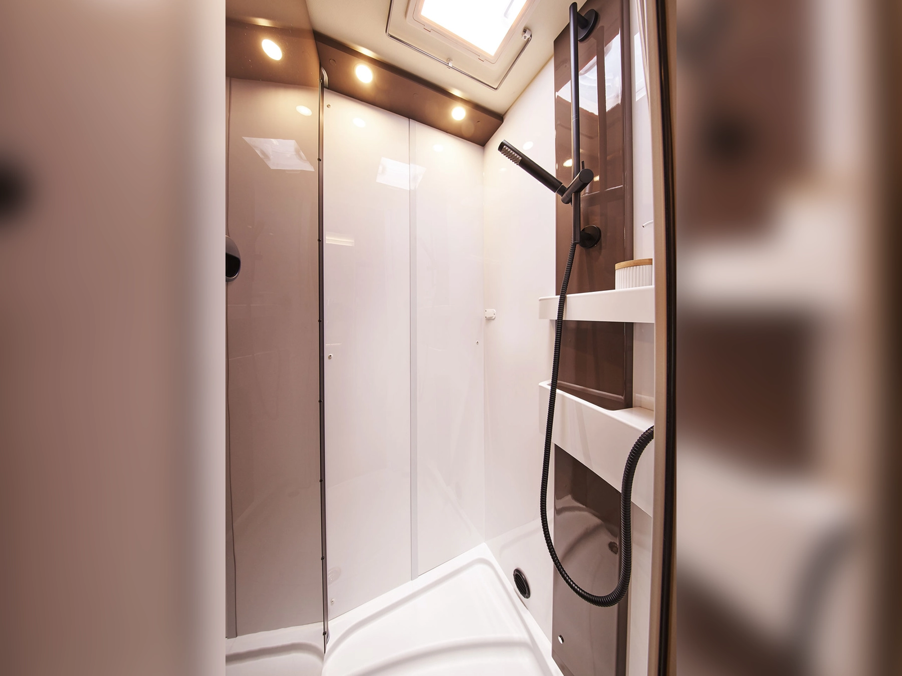 Burstner B66 TD 690 Motorhome FO400690 - Washroom Shower Screen