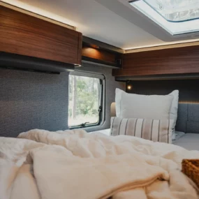 Hymer B-MC T 680 Motorhome - Bedroom Storage Lighting