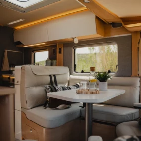 Hymer B-ML I Blackline Motorhome - Lounge Lifestyle