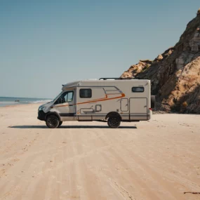 Hymer ML-T Crosstrail Motorhome FO100120 - Exterior Lifestyle Beach Left