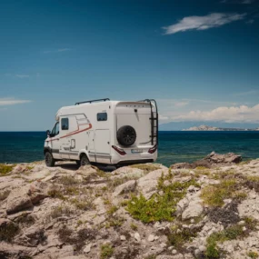 Hymer ML-T Crosstrail Motorhome FO100120 - Exterior Lifestyle Cliff Rear Left