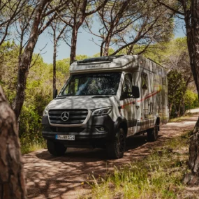 Hymer ML-T Crosstrail Motorhome FO100120 - Exterior Lifestyle Woodland