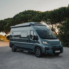 Hymer Redwood Campervan Core - Exterior Explorer Lifestyle Front Right Gravel