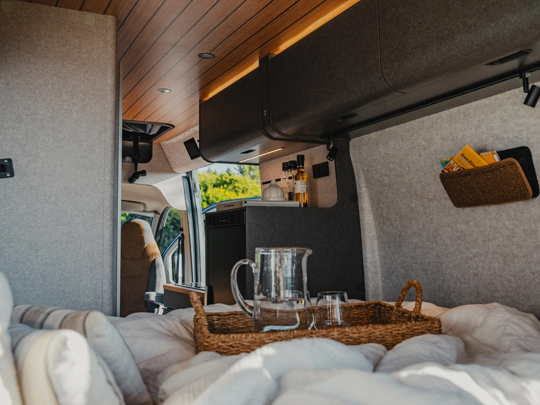Hymer Redwood Campervan Core - Interior Explorer Bed Lifestyle