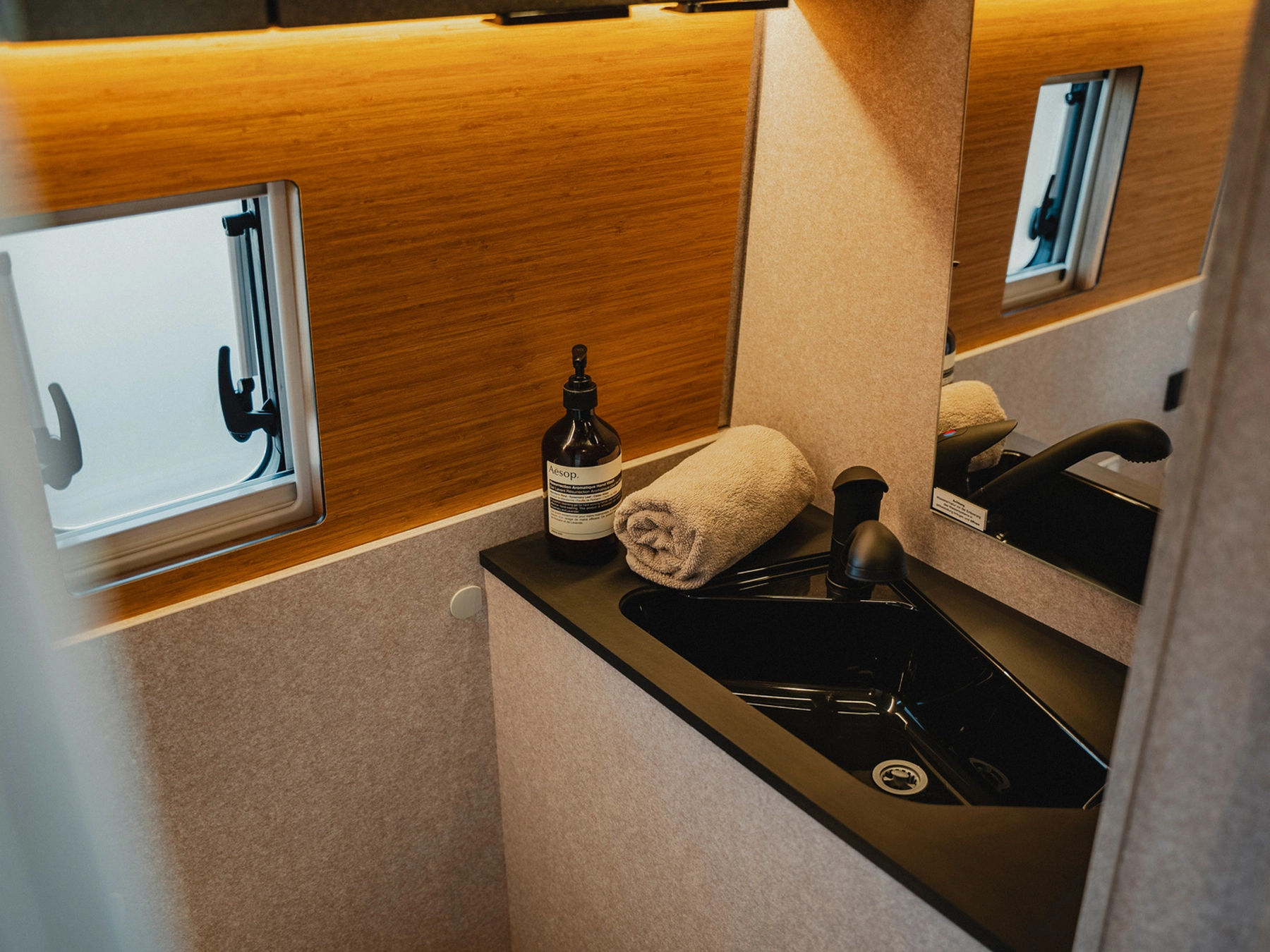 Hymer Redwood Campervan Core - Washroom Sink