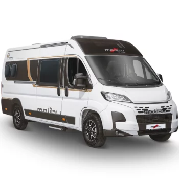 Malibu First Class Two Rooms Campervan - Exterior Front Right