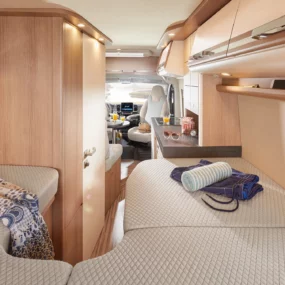 Malibu First Class Two Rooms Campervan - Interior From Bed
