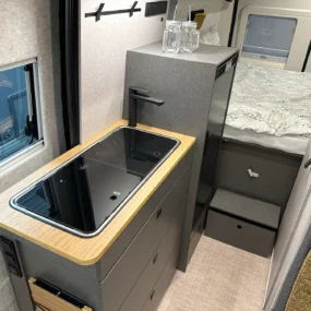 Hymer Redwood Explorer 600 Kitchen Area & Fridge