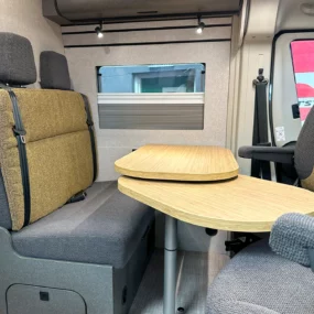 Hymer Redwood Explorer 600 Lounge Table Extended