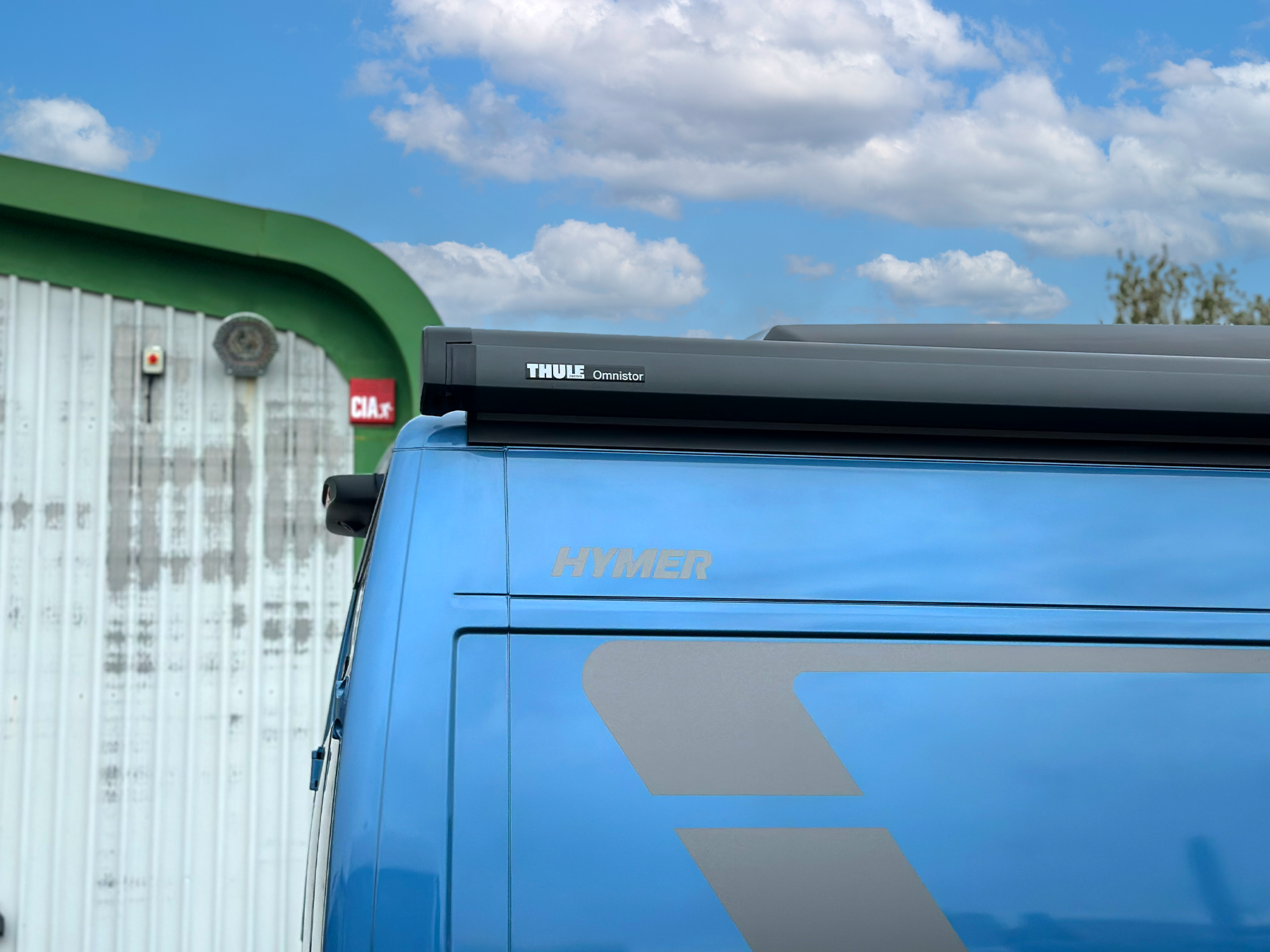 Hymer Redwood 601 Sport Pop Top Exterior Thule Awning