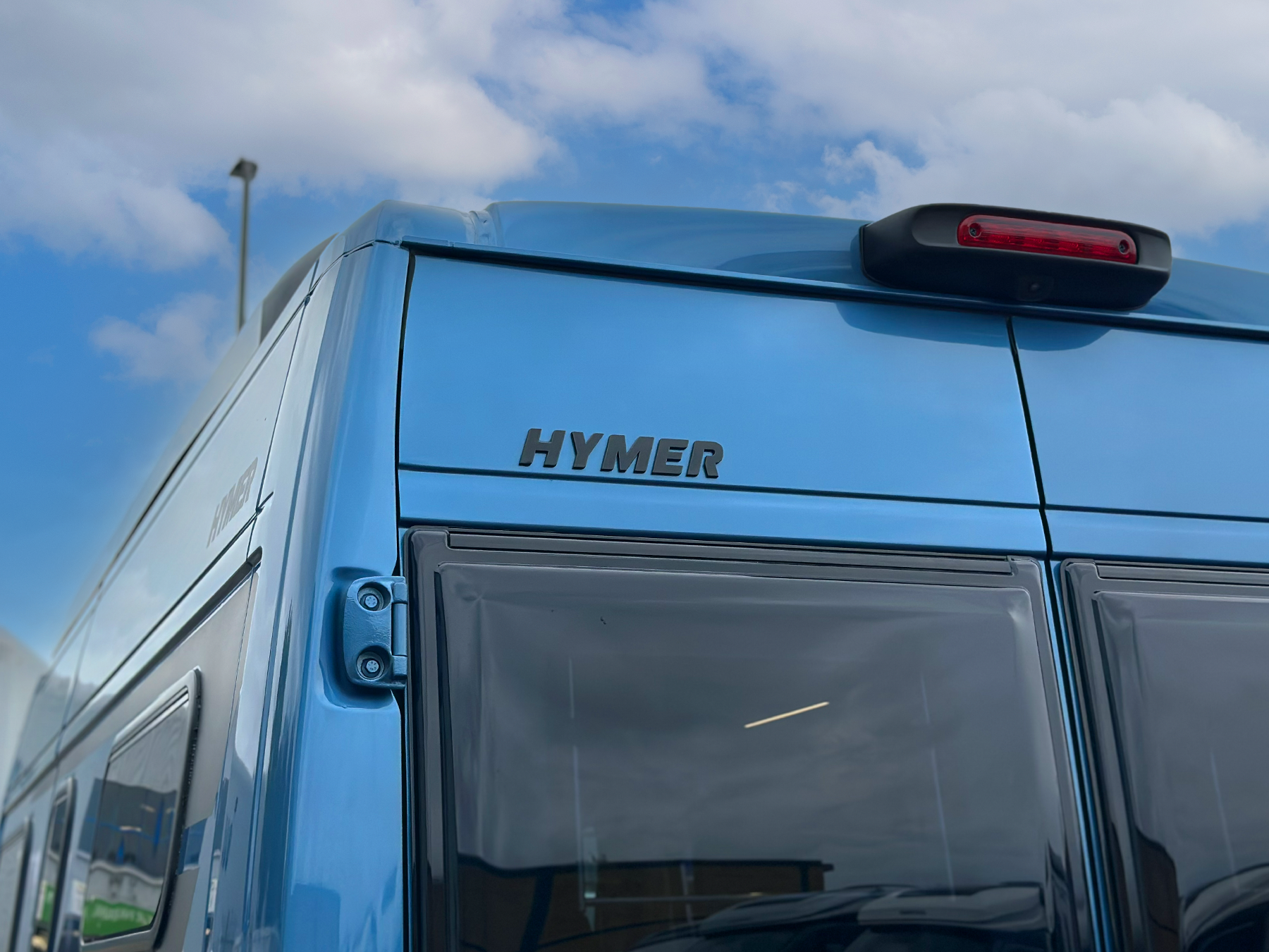 Hymer Redwood 601 Sport Pop Top Hymer Logo Rear