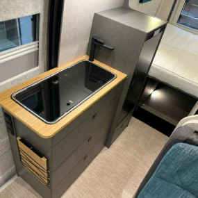 Hymer Redwood 601 Sport Pop Top Kitchen Area