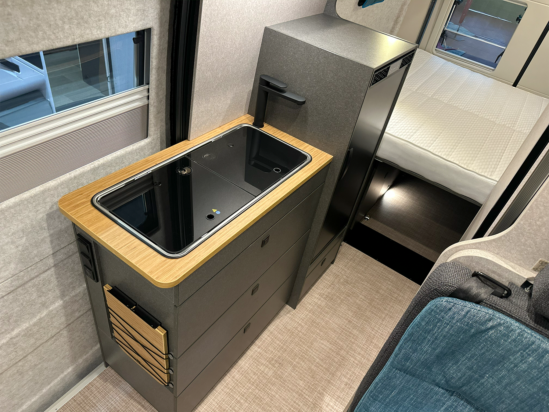 Hymer Redwood 601 Sport Pop Top Kitchen Area