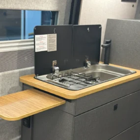 Hymer Redwood 601 Sport Pop Top Kitchen Worktop Extended