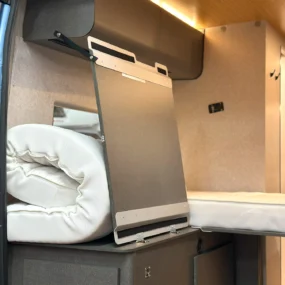 Hymer Redwood 601 Sport Pop Top Mattress Folded Away