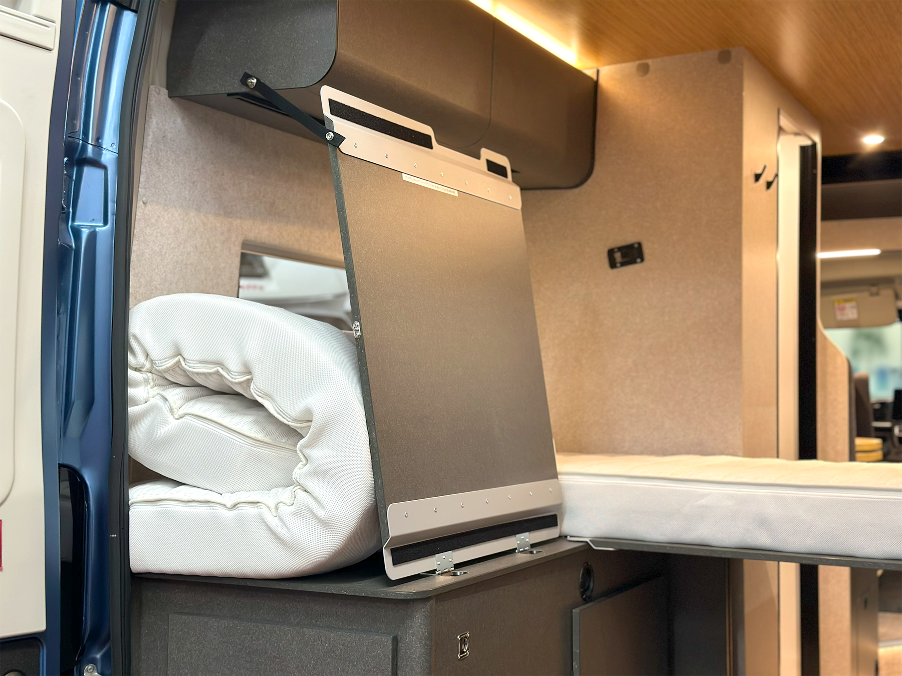 Hymer Redwood 601 Sport Pop Top Mattress Folded Away