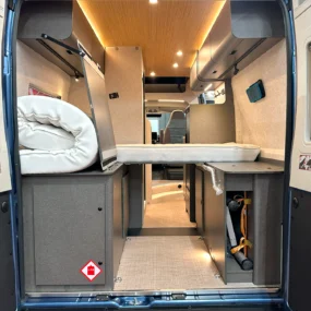 Hymer Redwood 601 Sport Pop Top Rear Storage