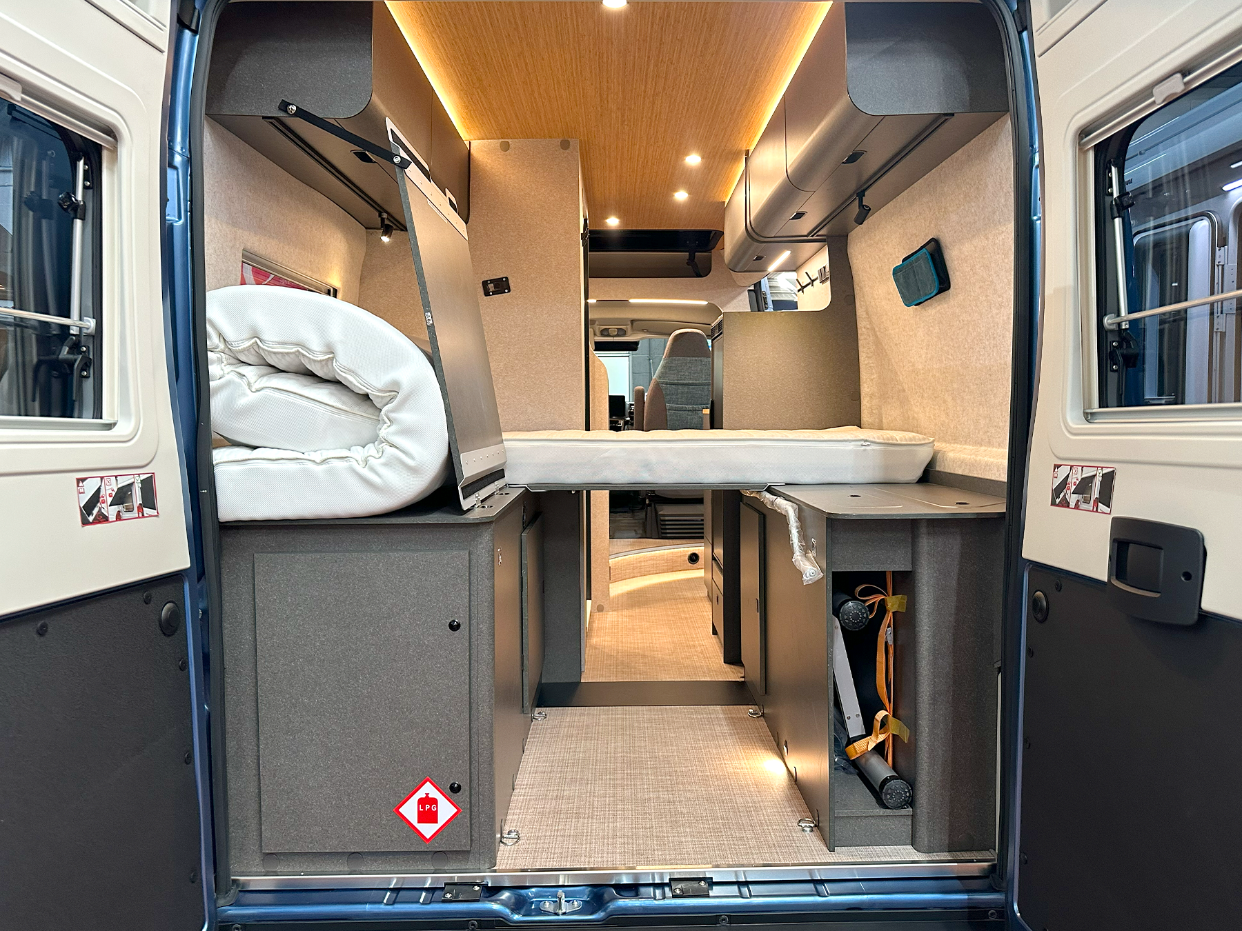 Hymer Redwood 601 Sport Pop Top Rear Storage