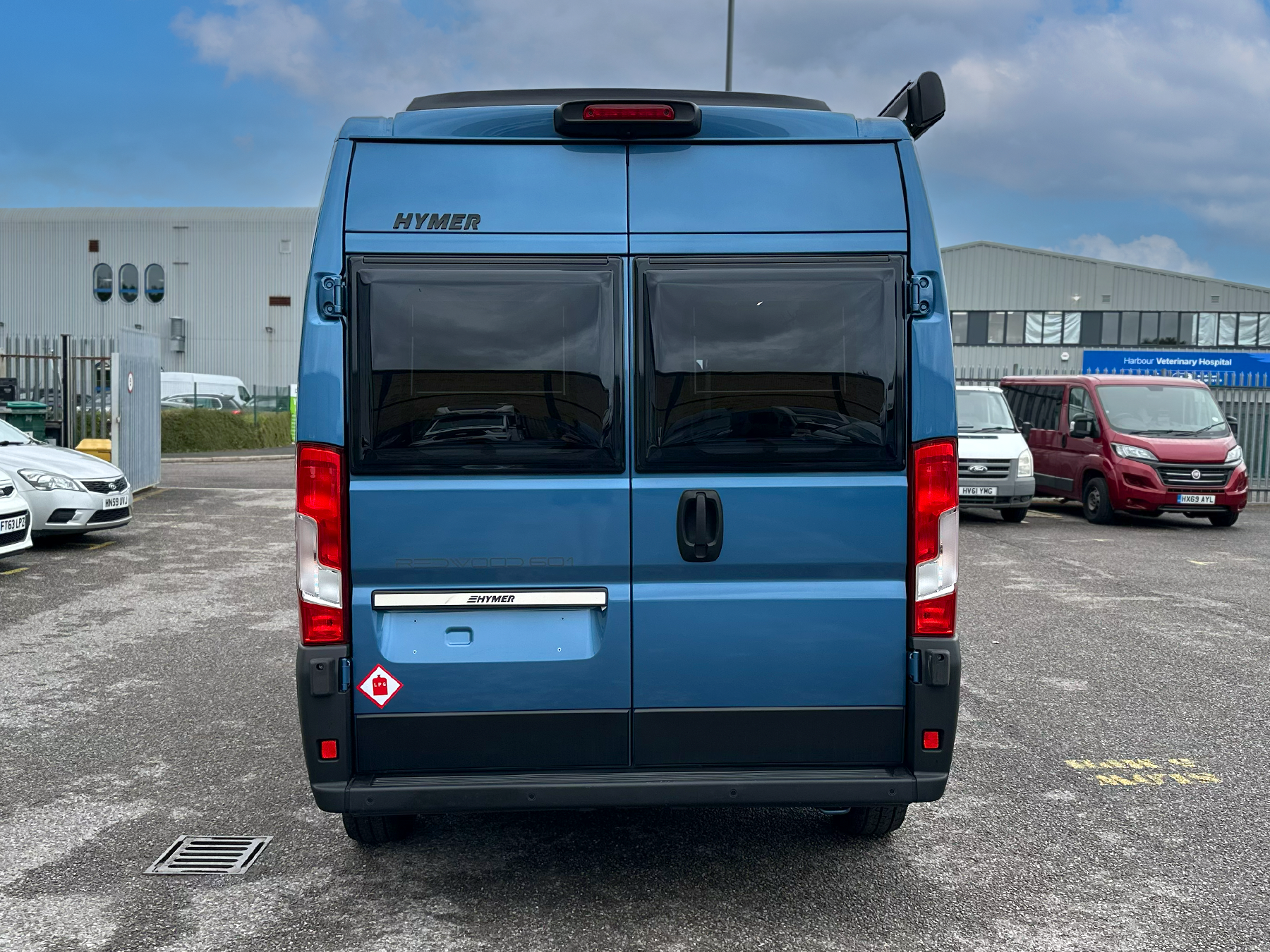 Hymer Redwood 601 Sport Pop Top Rear