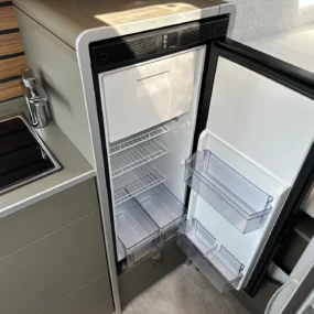 Hymer Yellowstone 640 Kitchen Fridge Freezer Open