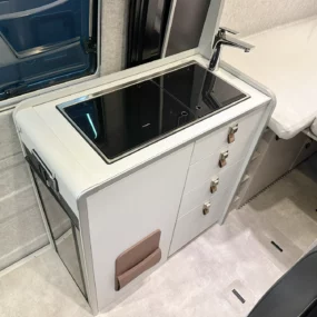 Hymer Yosemite Pop-Top Kitchen Area