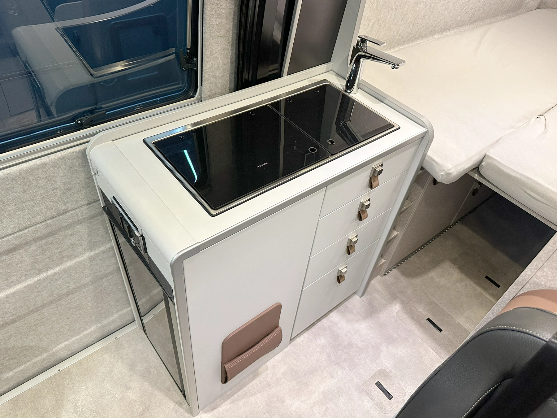 Hymer Yosemite Pop-Top Kitchen Area
