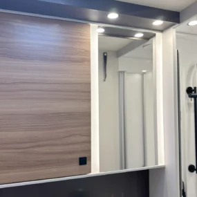 Burstner B66 594 TD Bathroom Cupboard and Mirror