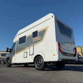 Burstner B66 594 TD Exterior Rear Left Side