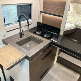 Burstner Signature 7.0 Kitchen Worktop Extended