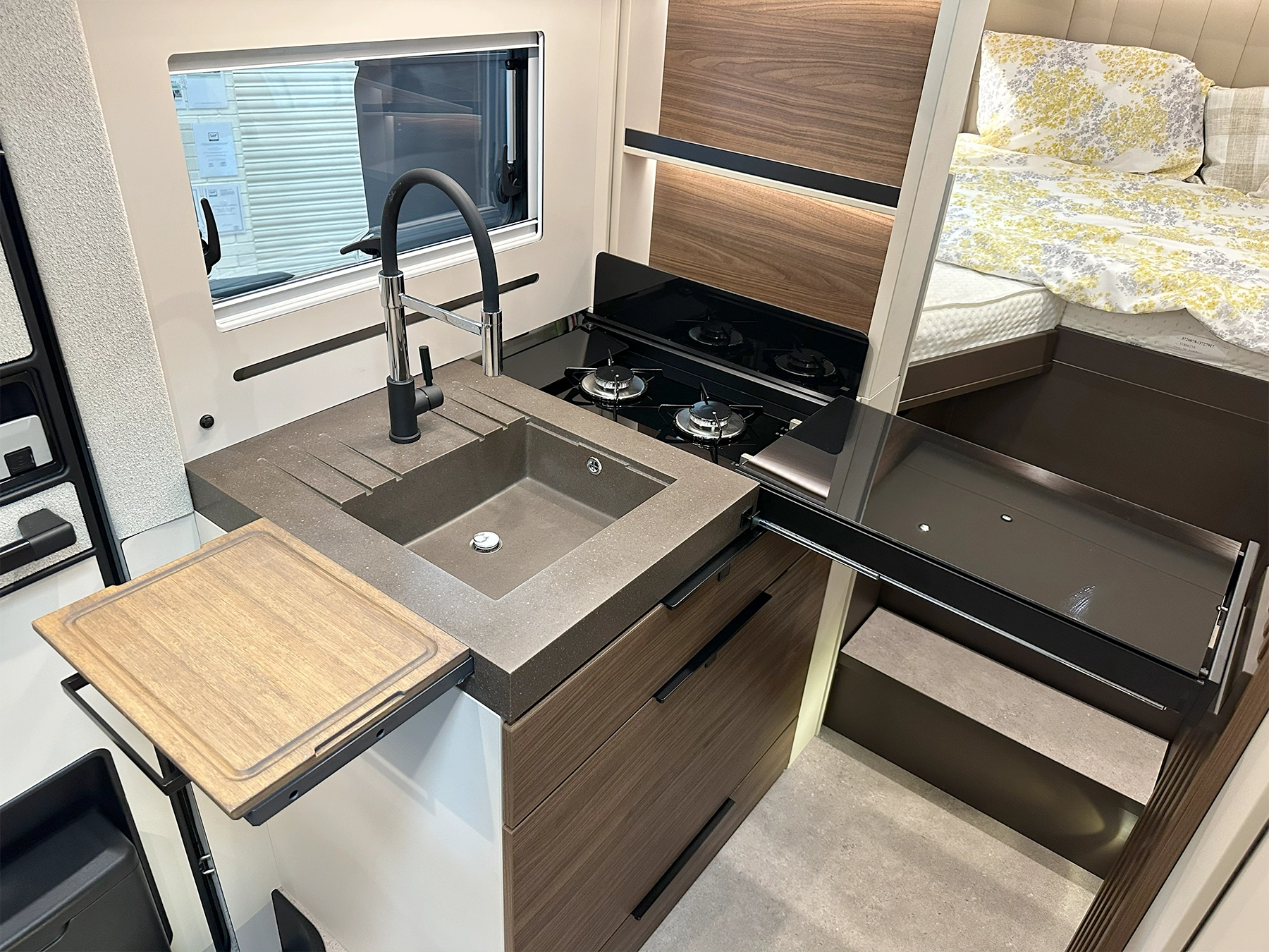 Burstner Signature 7.0 Kitchen Worktop Extended