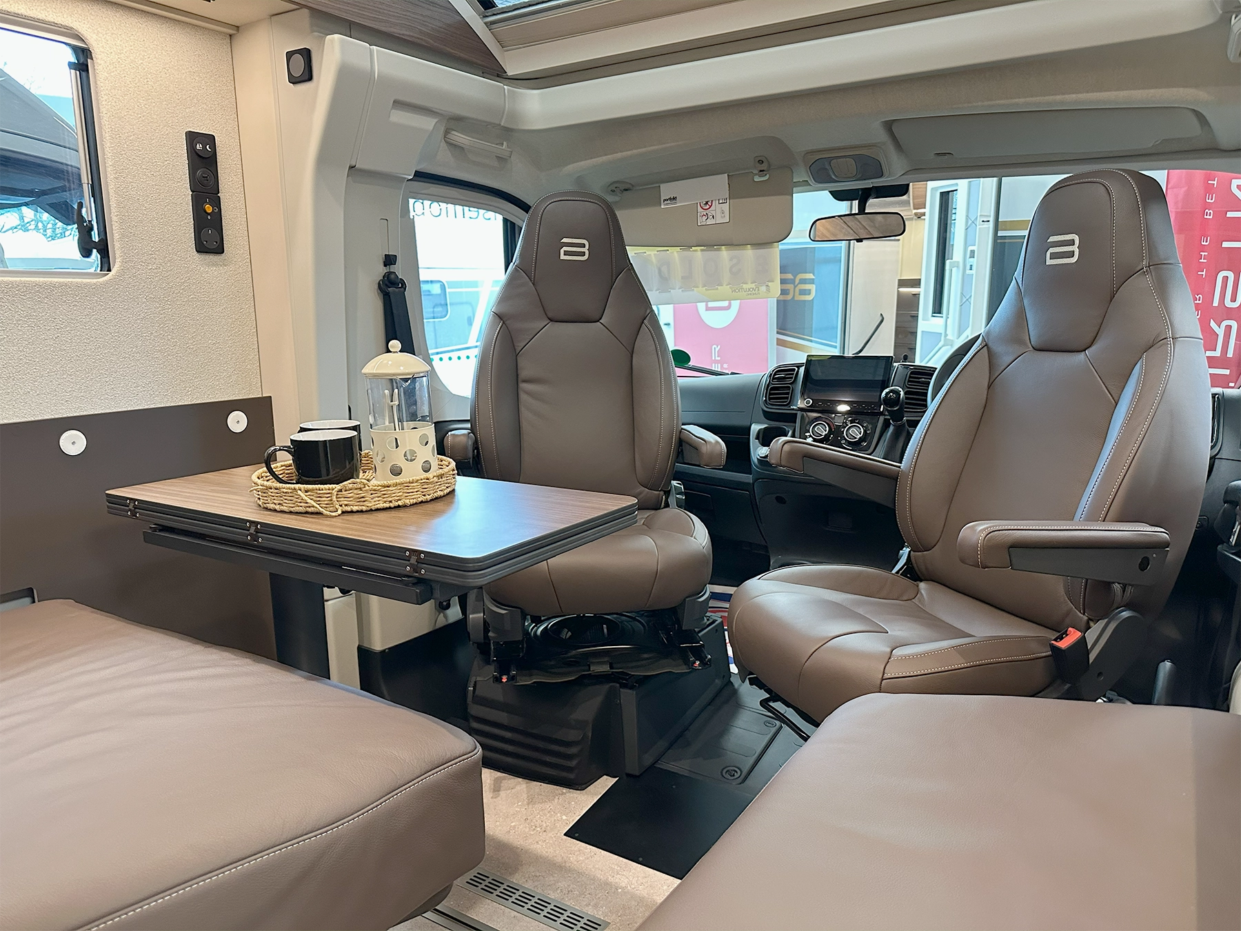 Burstner Signature 7.0 Lounge Swivel Cab Seats
