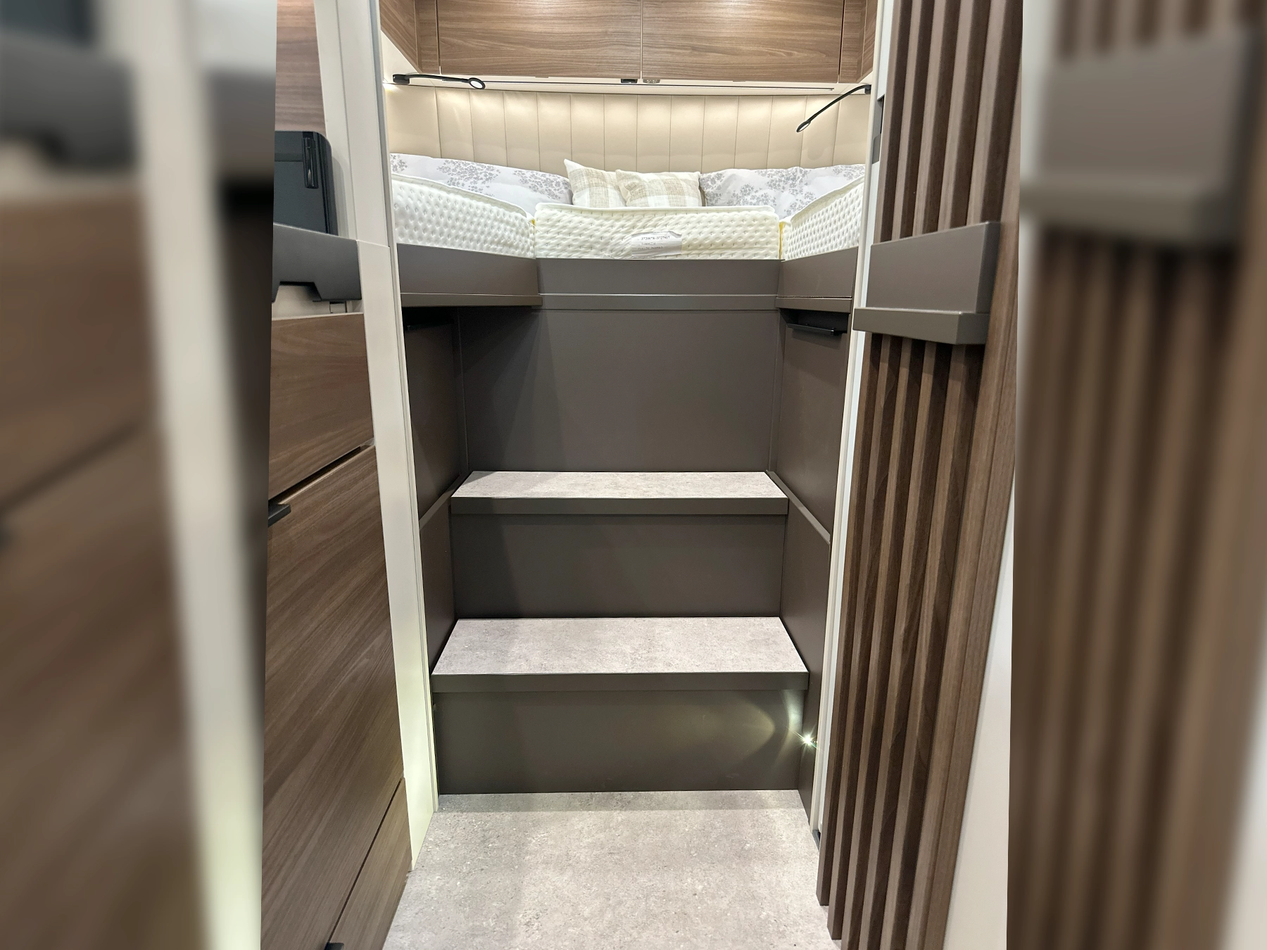 Burstner Signature 7.0 Steps & Storage Under Bed